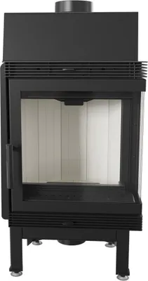 Produktbild von Kamineinsatz aus Stahl KRATKI BLANKA rechts 8 kW Ø 160