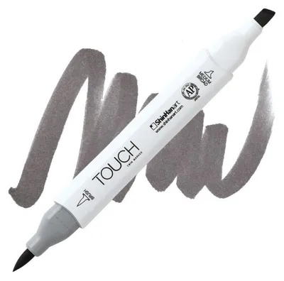 Imagen del producto de Lija de lija fina TOUCH de doble cara, Brush & Chisel, gris cálido 7 (WG7)