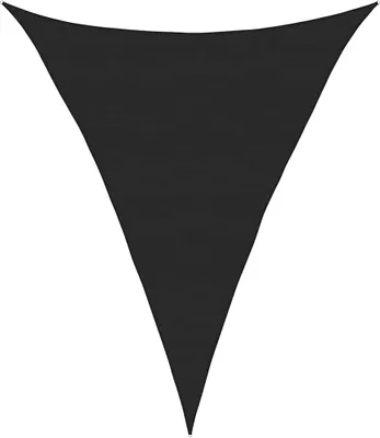 Obrázok produktu pre vidaXL Markíza 160 g/m² Trojuholníková čierna 5x7x7 m HDPE