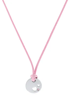 Produktbild von Textilkette für Mädchen mit Edelstahlanhänger von Prinzessin Lillifee