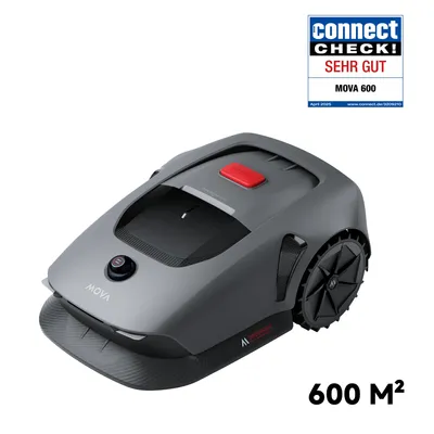Produktbild von MOVA 600 Kabelloser Mähroboter mit UltraView™ 3D LiDAR, kabellos ohne Begrenzungskabel, Automatische Navigation, bis 600 m² Rasenfläche