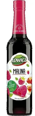 Zdjęcie produktu dla Syrop malinowy Łowicz 400 ml