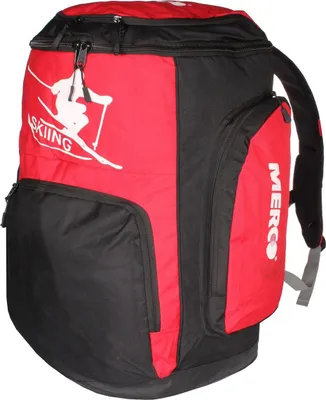 Immagine prodotto di Merco Skiboot Bag Borsa per scarponi da sci e caschi nero-rosso