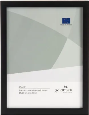 Produktbild von Goldbuch Holzrahmen im skandinavischen Stil für Fotos, 15x20 cm, schwarz