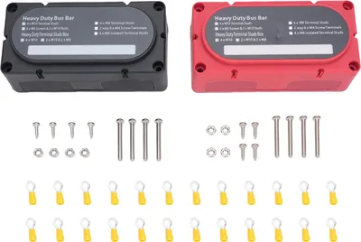 Obrázek produktu pro 12pólová svorkovnice M8, 150 A, multifunkční rozvodná lišta pro automobily, vozidla, obytné automobily, lodě