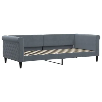 Produktbild von Tagesbett Dunkelgrau 90x200 cm Samt