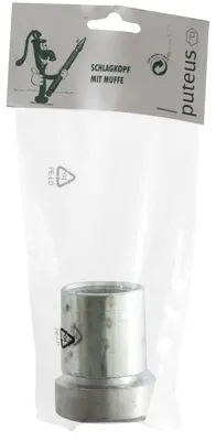 Produktbild von PUTEUS Schlagkopf mit Muffe 32mm (1 1/4) verzinkt