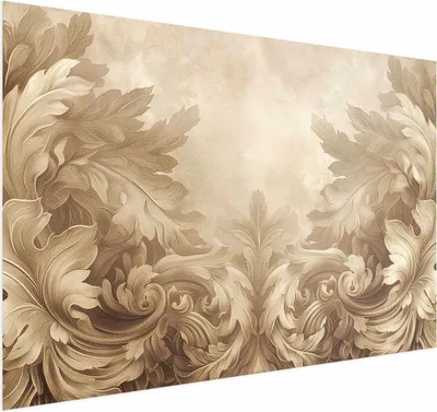 Produktbild von Posterpapier Poster - Carved Ornaments in Sepia Shades 60x40 cm Muster f-H-10018-ao-a