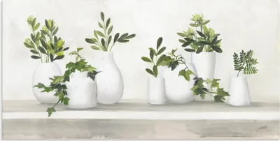 Produktbild von ARTland Wandbild Alu für Innen & Outdoor Plant Life Größe: 40x20 cm