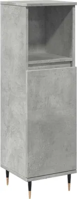 Obrázok produktu pre vidaXL Kúpeľňová skrinka Concrete Grey 30x30x100 cm Drevo Materiál