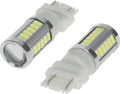 Productafbeelding van LED 1156 1157 5730 5630 33SMD lamp voor achterlichten, remlichten, achteruitrijlichten en dagrijverlichting. Type 3157, wit licht