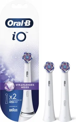 Produktbild von Oral-B iO Aufsteckbürsten Radiant White 2er