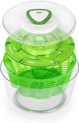 Produktbild von Zyliss Salatschleuder mit Aquavent-Technologie - Ø 20cm - Grün Zyliss Salatschleuder mit Aquavent-Technologie - Ø 20cm - Grün