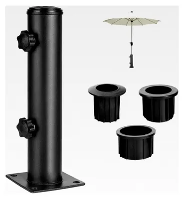Produktbild von Garten Sonnenschirmständer mit 3 TLG Reduzierring (48/38/32 mm)