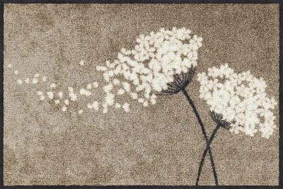 Fussmatte Salonloewe Wishfull Blossom taupe 75x120 cm