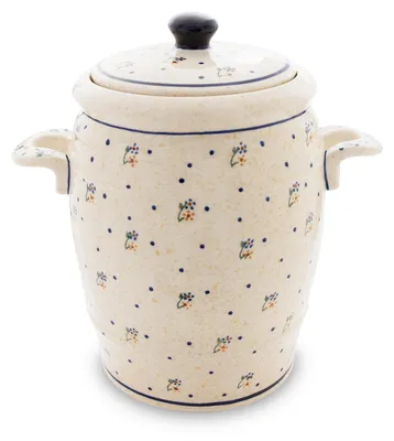 Produktbild von Original Bunzlauer Keramik 4,2 Liter Rumtopf Einlegetopf Gurkentopf Mehrzwecktopf Keramiktopf im Design 111