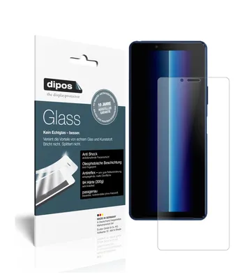 Produktbild von 2x Schutzfolie für Sony Xperia 10 II matt - Anti-Shock 9H Folie dipos Glass Kunststoffglas