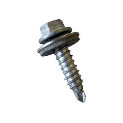 Produktbild von Bohrschraube mit Sechskantkopf und Dichtscheibe, 6,3x25 mm