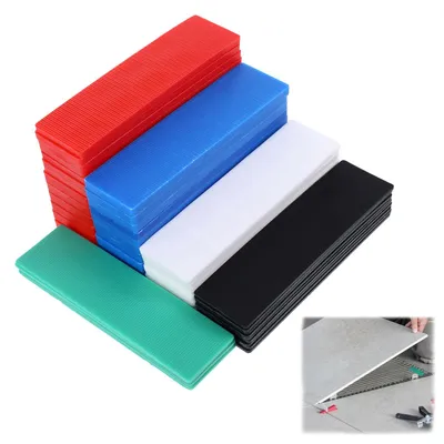 Productafbeelding van 60 stuks afstandhouders, set, beglazingsblokken, onderlegplaten, 100 x 28 mm