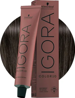 Produktbild von Schwarzkopf Igora Color10, Braun, 5-12, Unisex, 60 ml, Alle Haare, Farbspeichernd, Glanz