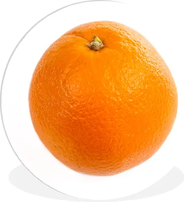Produktbild von MuchoWow® Rundes Wandbild - Runde Bilder Orange - Orange - Obst Ø 30 cm Kreis Wanddekoration Kunststoff - Wandkreis - Wandschmuck - Schlafzimmer - Bilder - Der Kreis - Kunst für die Wohnung - Plastik - Kunstdruck - Wandbild