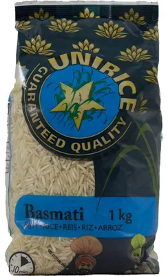 Produktbild von Unirice Basmatirijst 1000g – Hochwertiger, langkörniger Basmati-Reis, ideal für asiatische und indische Küche