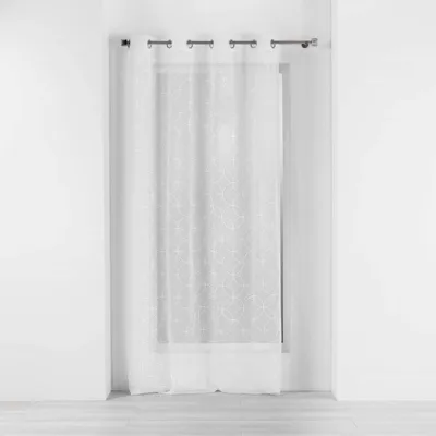 Zdjęcie produktu dla Firanka do salonu na przelotkach OLYMPIA, haftowana, 140 x 240 cm