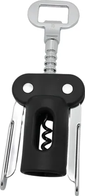 Produktbild von WMF 4000530592224, Flügelkorkenzieher, Schwarz, Edelstahl, Edelstahl, 200 mm, 40 mm, 210 mm