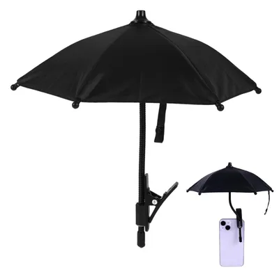 Image de Elzusha - Support réglable pour téléphone portable, compatible avec les parapluies