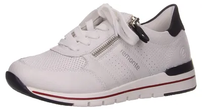 Immagine prodotto di Scarpe sportive Remonte con suola sagomata, alla moda in bianco/bianco combinato, numero 36