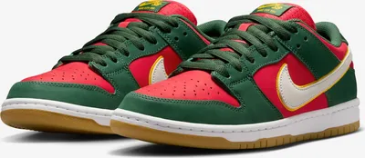Produktbild von Nike SB Dunk Low Pro "Seattle Supersonics Fir Fire Red", Größe: 49,5
