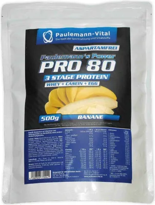 Produktbild von Paulemann-Vital Pro 80 - 500 g-Beutel Banana