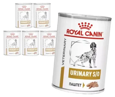 Zdjęcie produktu dla Royal Canin Veterinary Urinary S/O Loaf 6x410g Mokra Karma Pasztet Dla Psów Na Kamienie Struwitowe