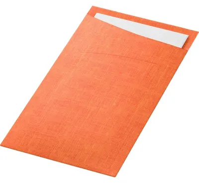 Produktbild von Duni Serviettentaschen Sun Orange 60 Stück 1er Pack
