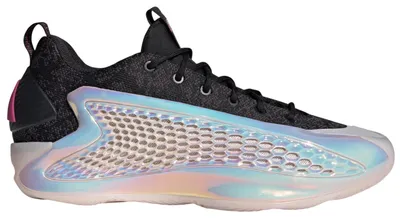 Produktbild von Adidas Anthony Edwards 1 Low Indoor Basketball Hallenschuhe Sportschuhe schwarz/rosa JS0646, Schuhgröße:42 EU