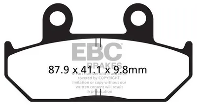 Productafbeelding van Remblokken EBC, type FA124/2, standaard