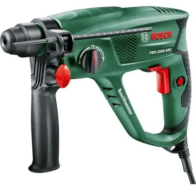 Image de Perforateur Bosch 600W 1.9 Joules PBH 2500 SRE avec coffret + set de 6 forets SDS-plus