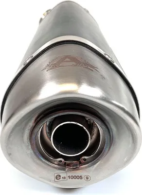 Produktbild von ARROW Auspuff DARK STREET THUNDER Aluminium schwarz für Ducati Monster 696 / 796 / 1100 2008-2014