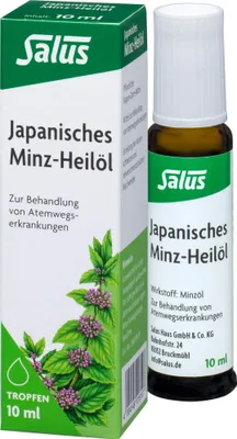 Image de Huile médicinale de menthe japonaise Salus 10 ml