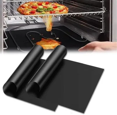 Obrázek produktu pro Podložky do trouby – proti přichytávání – 2 kusy – 40 x 50 cm – Podložky do pekáčů – Podložky na gril – Podložky do trouby – Opakovaně použitelné – Alternativa k pečicímu papíru – Odolné vůči vysokým teplotám – Ochrana trouby – Příslušenství na gril – Podložka do trouby – Snadno se čistí – Podložka na gril – Ochranná podložka