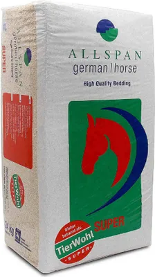 Produktbild von ALLSPAN 24kg Einstreu Weichholzgranulat German Horse Super Pferde Kleintiere Nagetiere vielfältig einsetzbar