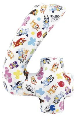 Obrázek produktu pro Fóliový balónek číslo 4, Bluey, 66 cm Grabo