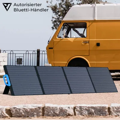 Produktbild von BLUETTI PV200 Solarpanel faltbar 200W monokristallin schwarz