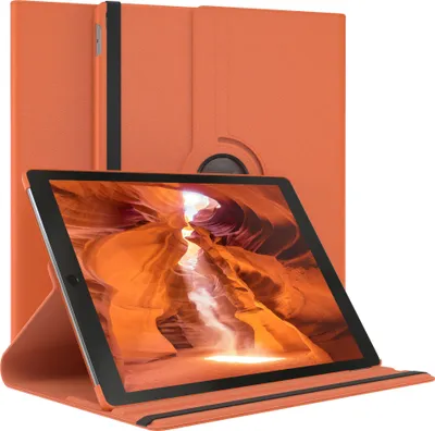 Produktbild von EAZY CASE - Tablet Hülle für Apple iPad Pro 12,9" (2017) Schutzhülle, Tablet Case 360° drehbar in Orange