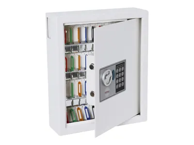 Produktbild von Phoenix Safe Co. KS0032E, Wandtresor, 7,5 l, Weiß, Elektronisch, Stahl, Wand