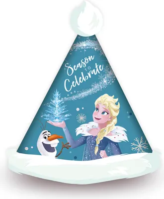 Produktbild von Frozen Weihnachtsmütze Weihnachtsstrumpf Weihnachtsstrümpfe Christbaumschmuck Nikolausstrumpf Nikolausstiefel Zipfelmütze Die Eiskönigin Anna Elsa