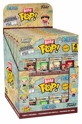 Obrázek produktu pro Sada čtyř figurek Bitty POP ze série One Piece, balené v blistru