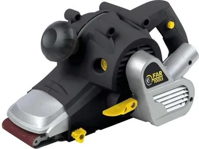 Immagine prodotto di Levigatrice a nastro FARTOOLS, 1010 W, lunghezza nastro 53,3 cm, larghezza nastro 76 mm, velocità variabile, sacchetto raccoglipolvere