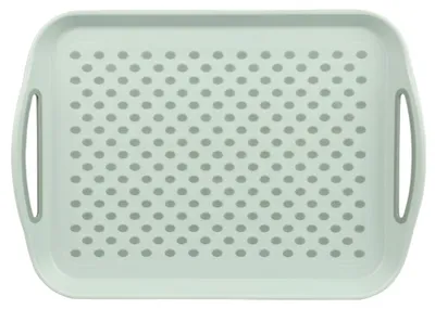 Produktbild von Kesper | Servierplatte - Servierteller - Dekotablett - grün - 42 x 29 cm - aus Kunststoff - Tablett - Serviertablett - Praktisch