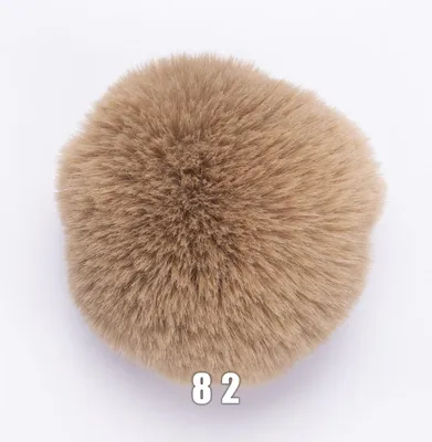 Produktbild von YarnArt Furry Pompons - Kunstfell Haarbommel 82 beige